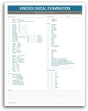 Kinesiological Exam (eForm)