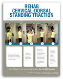 Certainty Rehab - Cervical-Dorsal Standing Traction Rehab Poster